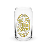 Public School Can-shaped glass