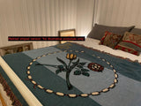 Queens Flag Woven Blanket -  50”x60”