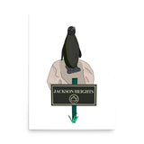 Jackson Heights Wink the Penguin Print