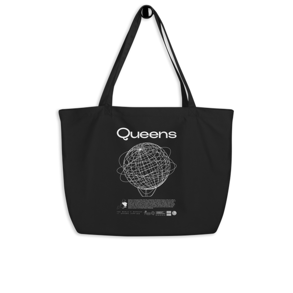 Queens is Reality Large Organic Tote Bag