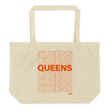 Queens Jerk Thank You Large Organic Tote Bag