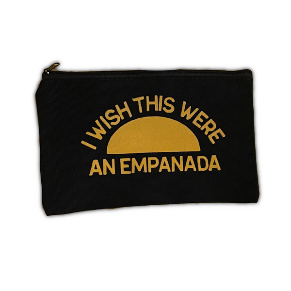 Empanada Canvas Zip Pouch