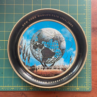 Vintage 8 inch round unisphere tray - good condition