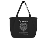 Queens is Reality Large Organic Tote Bag