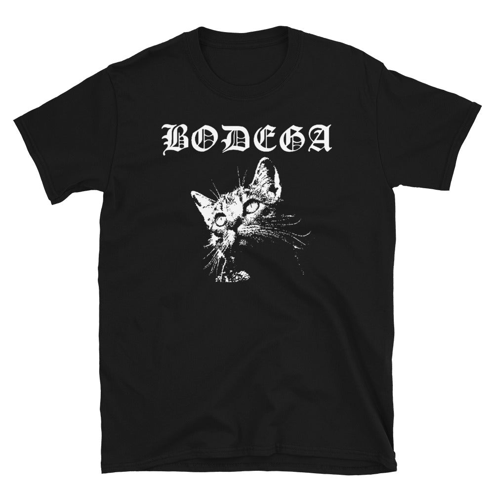 Black metal cat shirt hotsell