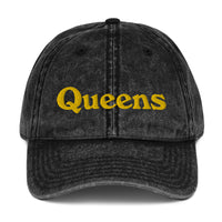 Queens Vintage Cotton Twill Cap